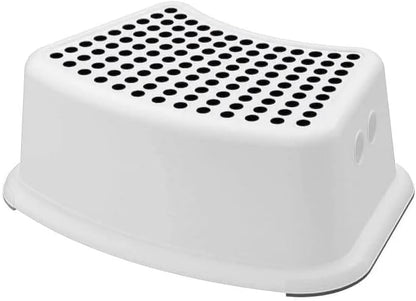 STL Plastic Child Foot Step Stool Anti-Slip Cover on Top - Non-Slip Toilet Step & Seat for Toddlers