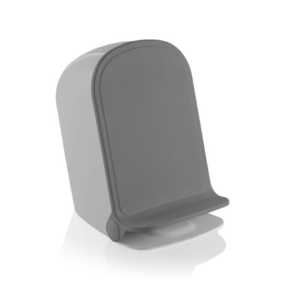 STL Modern Slim Foot Pedal Trash Can 5L Bathroom Bin, Space Saving, Foldable Design, Durable ABS Plastic for Kitchen, Bathroom, Office & More, Hands Free, Odor Control, Easy to Clean