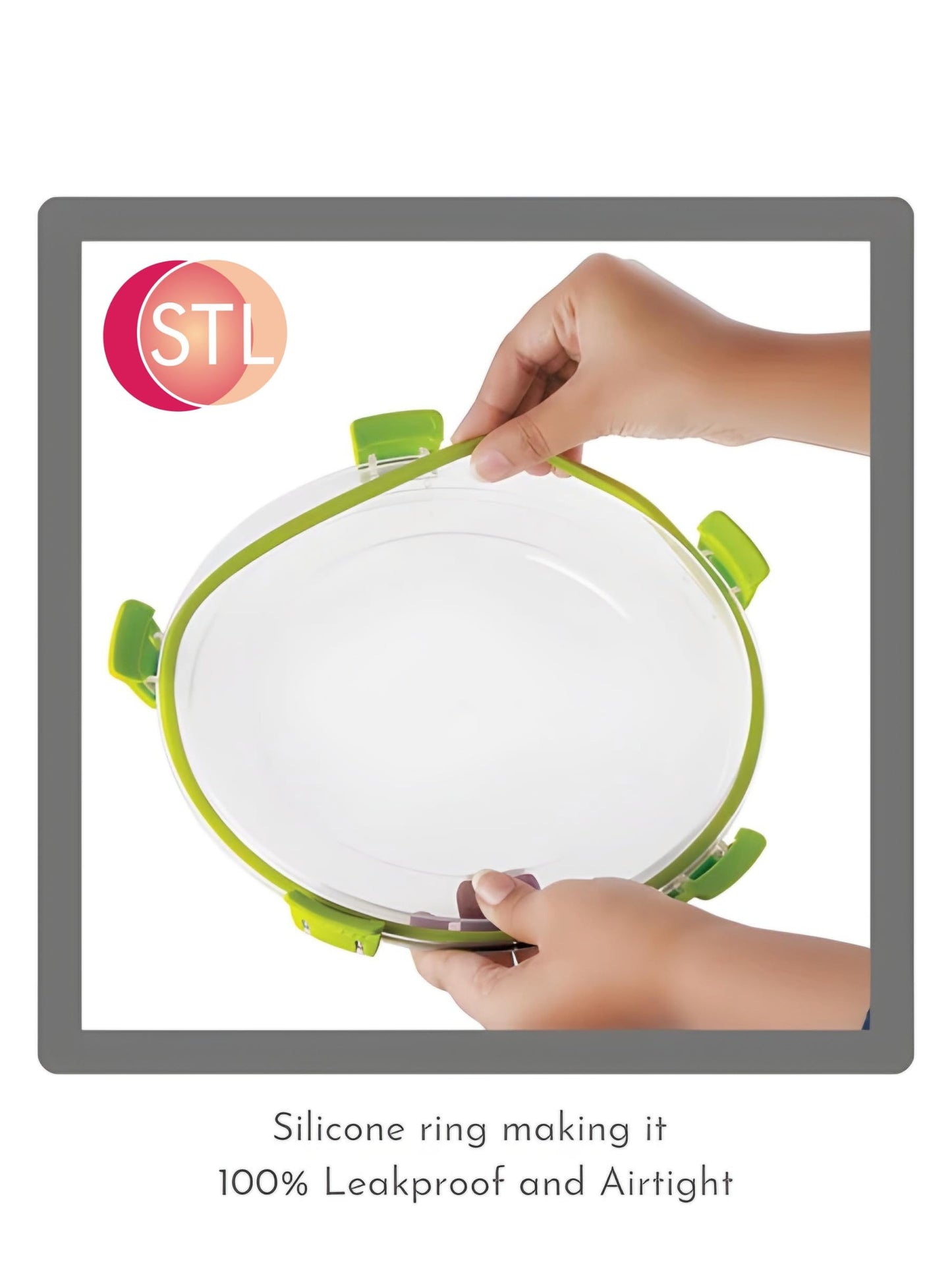 STL Masala Dabba (Spice Box) | Authentic Indian Style Stainless Steel Masala Dabba | with 7 Removable Compartments & 2 Spoons | See through Lid |