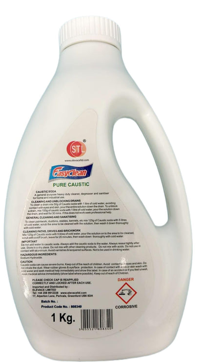 Powerful Caustic Soda Drain Cleaner | Effective Clog Remover, Industrial Strength Formula, Fast Action