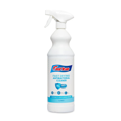 EasyClean Fast Drying Antibacterial Spray – 1 Litre | Multi-Surface Disinfectant & Cleaner | Kills 99.9% of Germs & Bacteria | Quick-Drying, No Residue | Ideal for Home, Office & Commercial Use