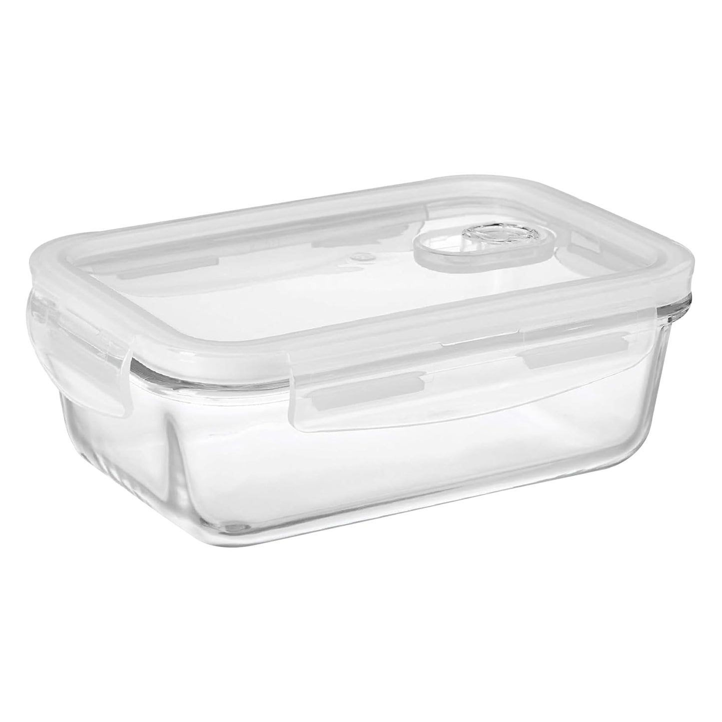STL Food Storage Containers Smart-Locking System Lid For Lunch Boxes Kitchen, Pantry Microwave & Freezer Safe - Glass Leak Proof containers BPA Free