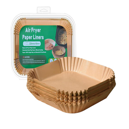 STL Air Fryer Paper Liners Disposable Airfryer Parchment Paper, Greaseproof, Airfryer Accessories Compatible with Ninja,COSORI,Tefal,Tower, & Other Dual Zone Fryers