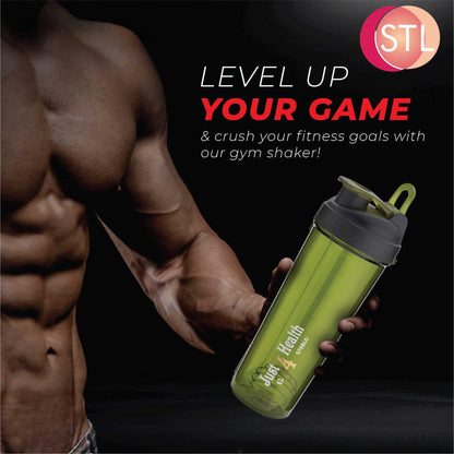STL Protein Shaker Bottle 650ml – Mixball Shake Blender – Your Perfect Fitness Partner – BPA Free, Leak-Proof, Odorless, and Safe for Freezing – Pick Your Power Color: Green, Blue, or Red