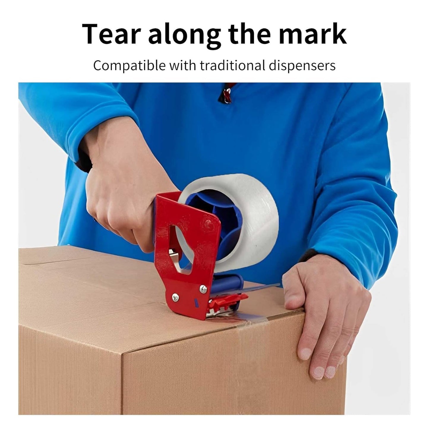 STL Clear Tape 48mm x 66m (Pack of 6) | Clear packaging Tapes for Parcels, Boxes, Cartons, Postage,moving houses | Adhesive Clear Tapes | Transparent & Brown