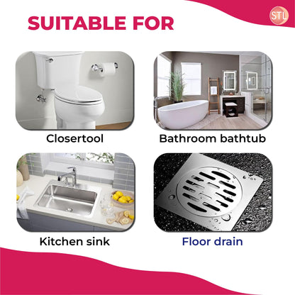 Powerful Caustic Soda Drain Cleaner | Effective Clog Remover, Industrial Strength Formula, Fast Action