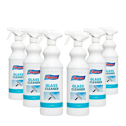 Easyclean Glass Cleaner Spray – 1 Litre Bottle | Powerful, Streak-Free Formula for Crystal Clear Windows, Mirrors, and Glass Surfaces | Ideal for Home, Office & Car Use