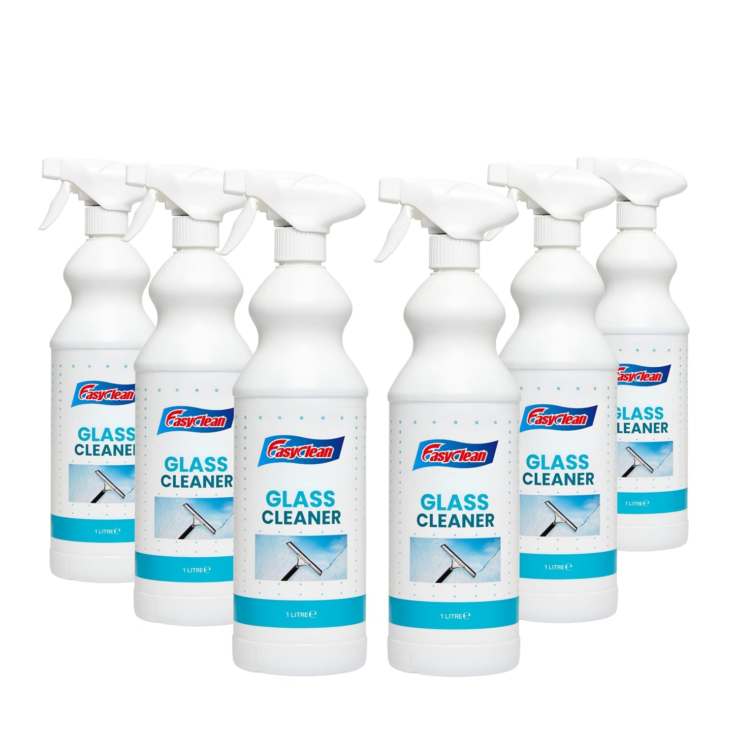 Easyclean Glass Cleaner Spray – 1 Litre Bottle | Powerful, Streak-Free Formula for Crystal Clear Windows, Mirrors, and Glass Surfaces | Ideal for Home, Office & Car Use