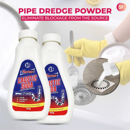 Powerful Caustic Soda Drain Cleaner | Effective Clog Remover, Industrial Strength Formula, Fast Action