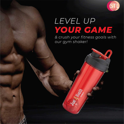 STL Protein Shaker Bottle 650ml – Mixball Shake Blender – Your Perfect Fitness Partner – BPA Free, Leak-Proof, Odorless, and Safe for Freezing – Pick Your Power Color: Green, Blue, or Red