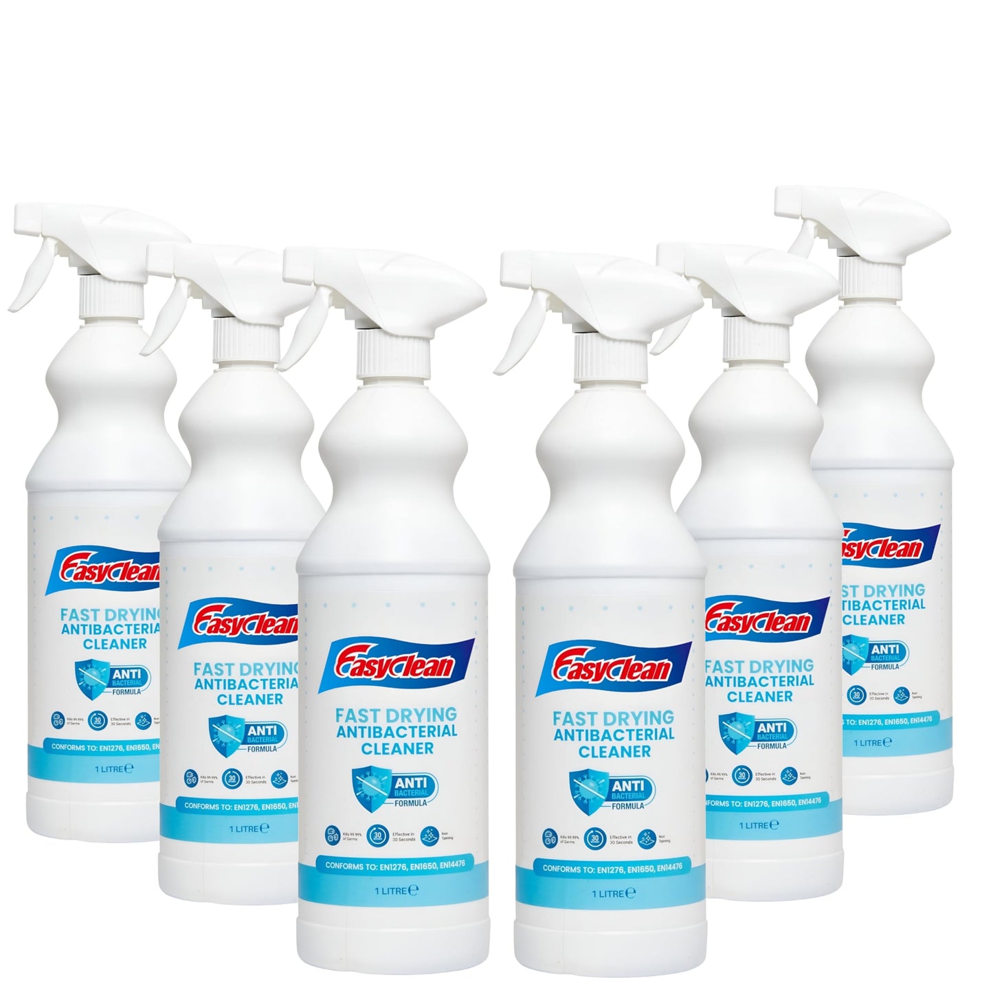 EasyClean Fast Drying Antibacterial Spray – 1 Litre | Multi-Surface Disinfectant & Cleaner | Kills 99.9% of Germs & Bacteria | Quick-Drying, No Residue | Ideal for Home, Office & Commercial Use