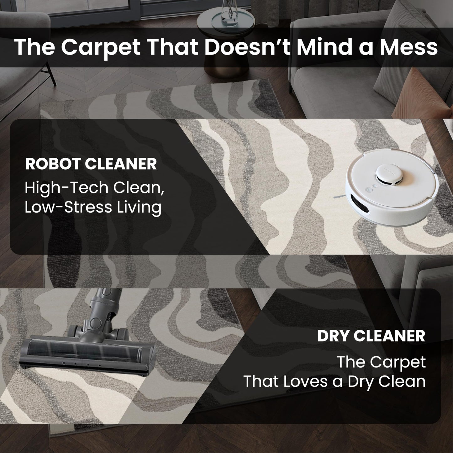 STL Washable Area Rug Non-Slip Soft Floor Carpet for Living Room Bedroom Lounge Dining or Kitchen Soft Durable Non-Shedding Area Rugs Indoor Floor Carpet Geometric Design