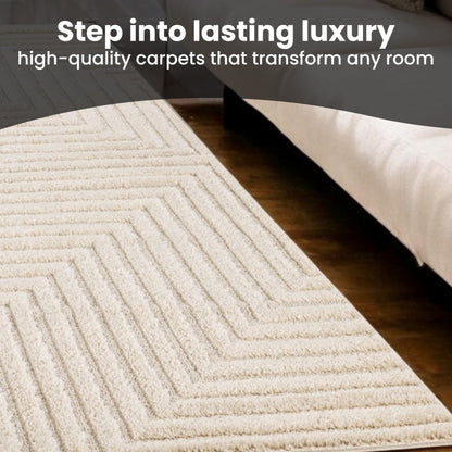 Area Rug Non-Slip Carpet For Living Room, Bedroom, Lounge, Dining or Kitchen, Soft, Durable & Non-Shedding Area Rug, Indoor Floor Carpet