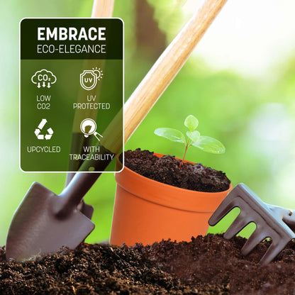 STL Cylindrical Shape Plastic Plant Pots Nursery Pots for Vegetables,Flowers,Herbs,Cuttings, Succulent,Flexible& Durable Pots for Transplanting Ideal for Home,Garden & Greenhouse