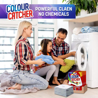 EasyClean Colour Catcher Max Protect Laundry Sheets, Helps Prevent Colour Run and Protects Brightness - 48 Sheets