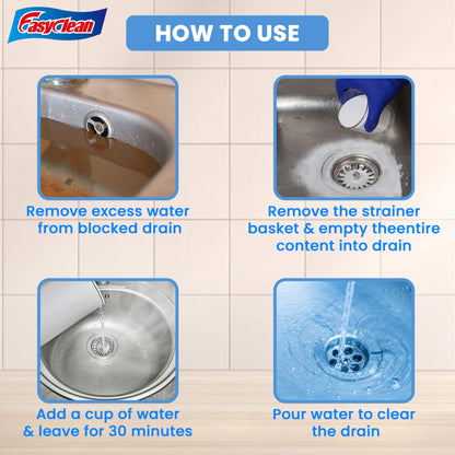 Powerful Caustic Soda Drain Cleaner | Effective Clog Remover, Industrial Strength Formula, Fast Action