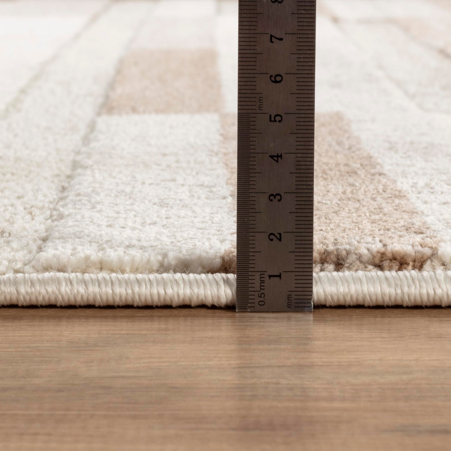 STL Washable Area Rug Non-Slip Soft Floor Carpet for Living Room Bedroom Lounge Dining or Kitchen Soft Durable Non-Shedding Area Rugs Indoor Floor Carpet Geometric Design