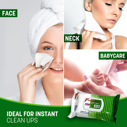 Easyclean Biodegradable Antibacterial Cleaning Wipes Kills 99.9% Bacteria & Viruses Thick, Moisture-Rich, Plastic-Free Scent Multi-Surface Use