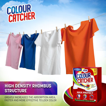 EasyClean Colour Catcher Max Protect Laundry Sheets, Helps Prevent Colour Run and Protects Brightness - 48 Sheets