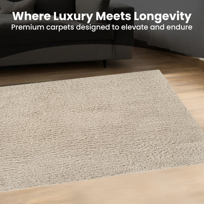Area Rug Non-Slip Shaggy Soft and Elegant Carpet for Living Room Bedroom Lounge Dining Kitchen Soft Durable Non-Shedding Rug Indoor Floor Carpet
