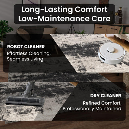 STL Washable Area Rug Non-Slip Soft Fluffy Shaggy And Elegant Rugs for Living Room Bedroom Lounge Dining or Kitchen Soft Durable & Non-Shedding Rug Indoor Floor Carpet