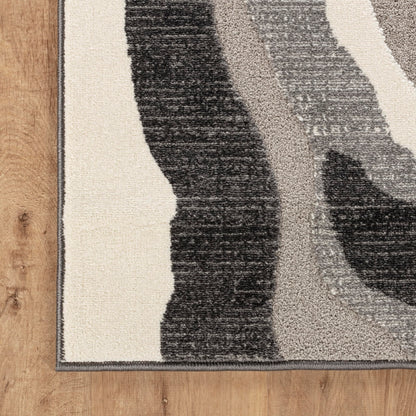 STL Washable Area Rug Non-Slip Soft Floor Carpet for Living Room Bedroom Lounge Dining or Kitchen Soft Durable Non-Shedding Area Rugs Indoor Floor Carpet Geometric Design