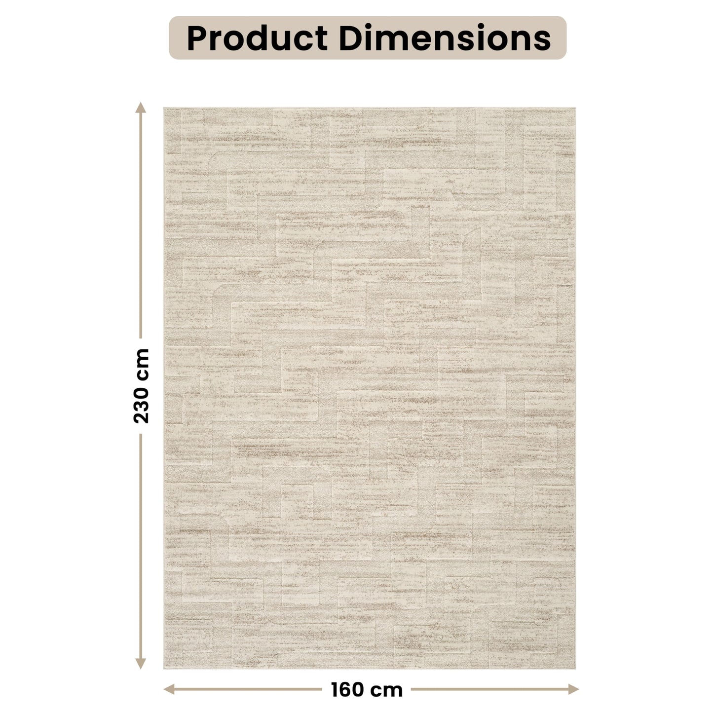 STL Washable Area Rug Non-Slip Soft Floor Carpet for Living Room Bedroom Lounge Dining or Kitchen Soft Durable Non-Shedding Area Rugs Indoor Floor Carpet Geometric Design