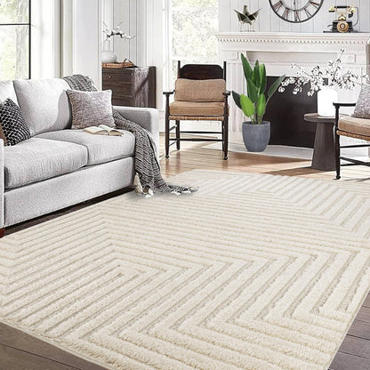 Area Rug Non-Slip Carpet For Living Room, Bedroom, Lounge, Dining or Kitchen, Soft, Durable & Non-Shedding Area Rug, Indoor Floor Carpet