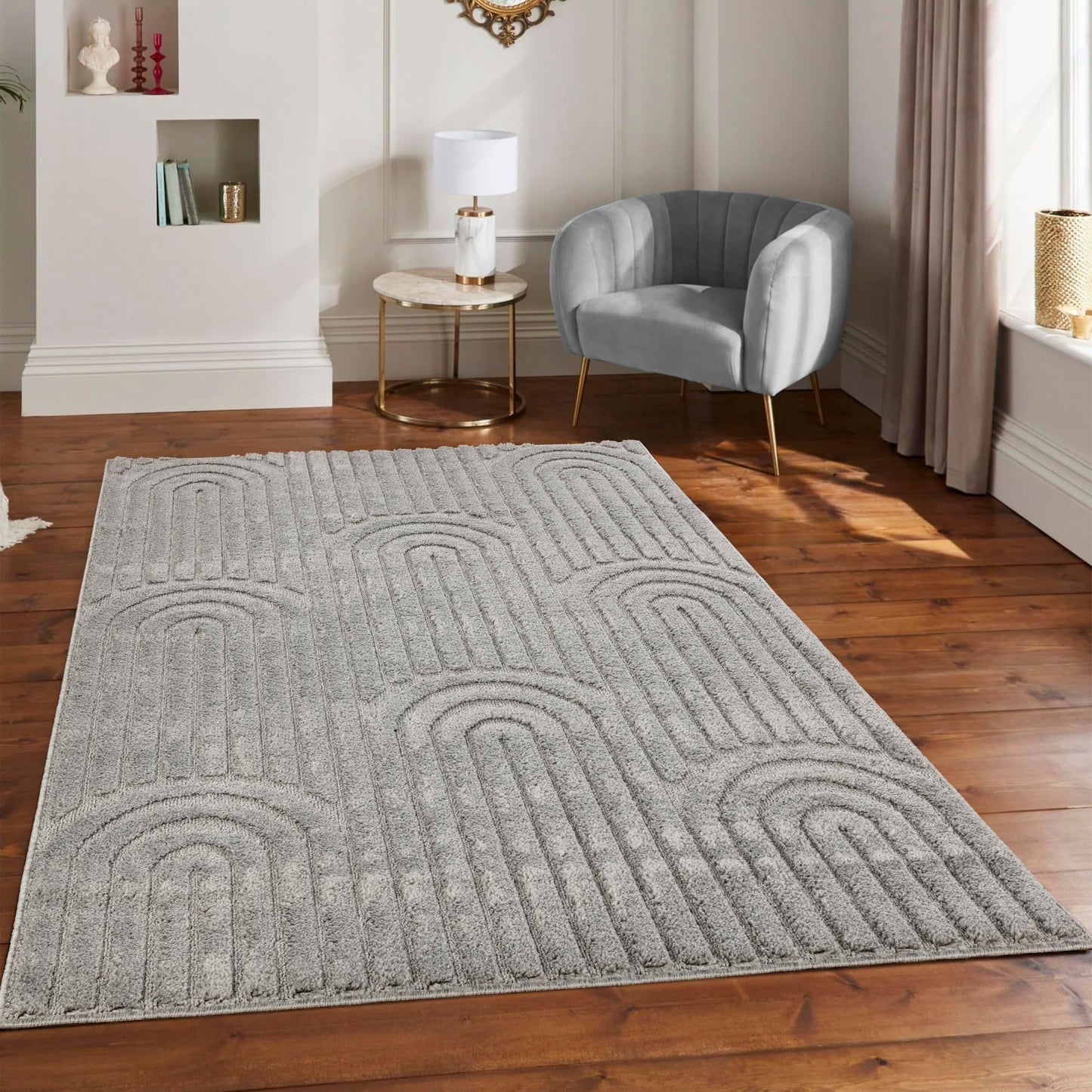 Area Rug Non-Slip Carpet For Living Room, Bedroom, Lounge, Dining or Kitchen, Soft, Durable & Non-Shedding Area Rug, Indoor Floor Carpet