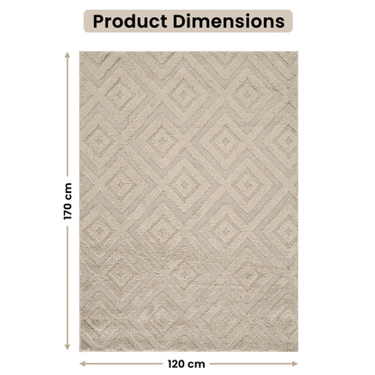 Area Rug Non-Slip Carpet For Living Room, Bedroom, Lounge, Dining or Kitchen, Soft, Durable & Non-Shedding Area Rug, Indoor Floor Carpet