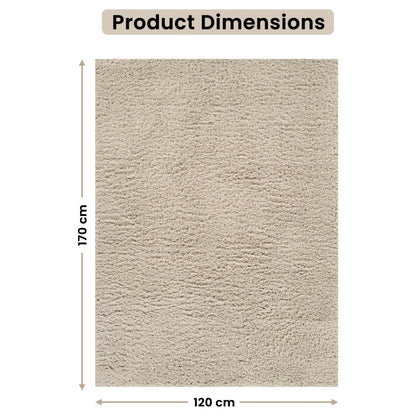 Area Rug Non-Slip Shaggy Soft and Elegant Carpet for Living Room Bedroom Lounge Dining Kitchen Soft Durable Non-Shedding Rug Indoor Floor Carpet