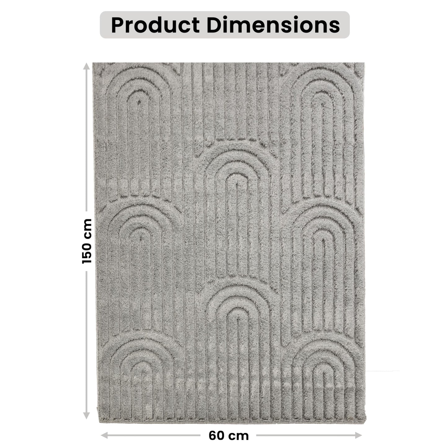 Area Rug Non-Slip Carpet For Living Room, Bedroom, Lounge, Dining or Kitchen, Soft, Durable & Non-Shedding Area Rug, Indoor Floor Carpet