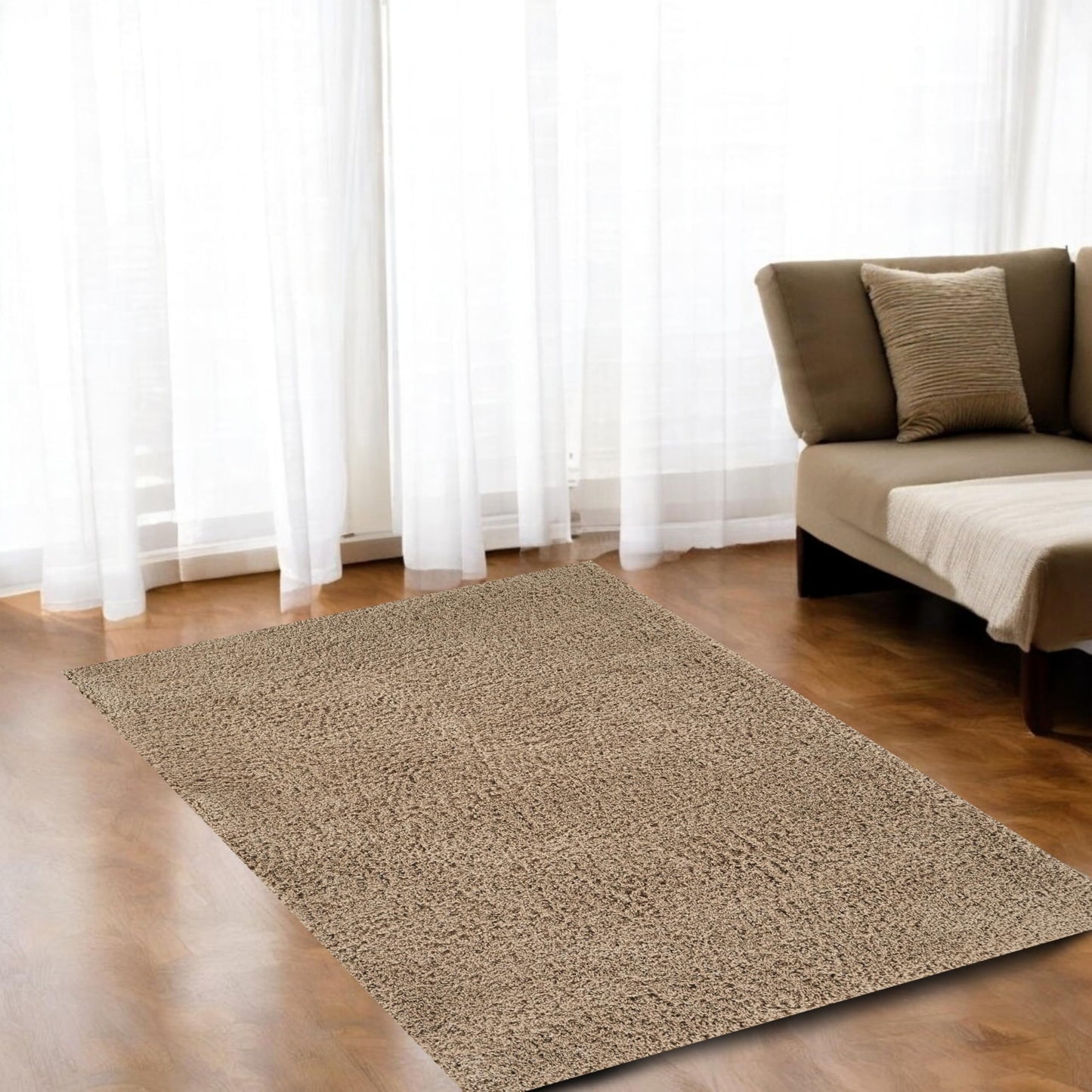 Area Rug Non-Slip Shaggy Soft and Elegant Carpet for Living Room Bedroom Lounge Dining Kitchen Soft Durable Non-Shedding Rug Indoor Floor Carpet