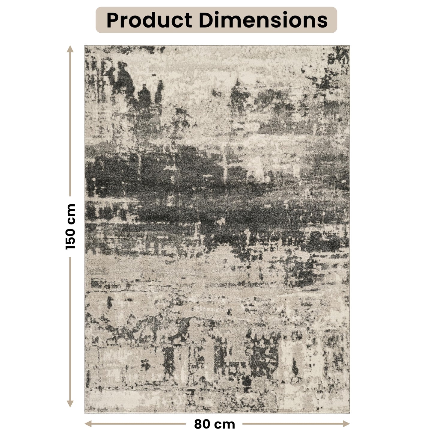 STL Washable Area Rug Non-Slip Soft Fluffy Shaggy And Elegant Rugs for Living Room Bedroom Lounge Dining or Kitchen Soft Durable & Non-Shedding Rug Indoor Floor Carpet