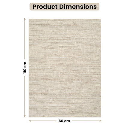 STL Washable Area Rug Non-Slip Soft Floor Carpet for Living Room Bedroom Lounge Dining or Kitchen Soft Durable Non-Shedding Area Rugs Indoor Floor Carpet Geometric Design