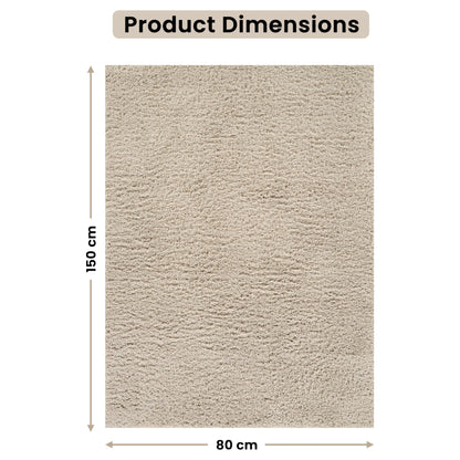 Area Rug Non-Slip Shaggy Soft and Elegant Carpet for Living Room Bedroom Lounge Dining Kitchen Soft Durable Non-Shedding Rug Indoor Floor Carpet