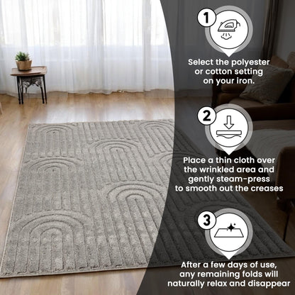 Area Rug Non-Slip Carpet For Living Room, Bedroom, Lounge, Dining or Kitchen, Soft, Durable & Non-Shedding Area Rug, Indoor Floor Carpet
