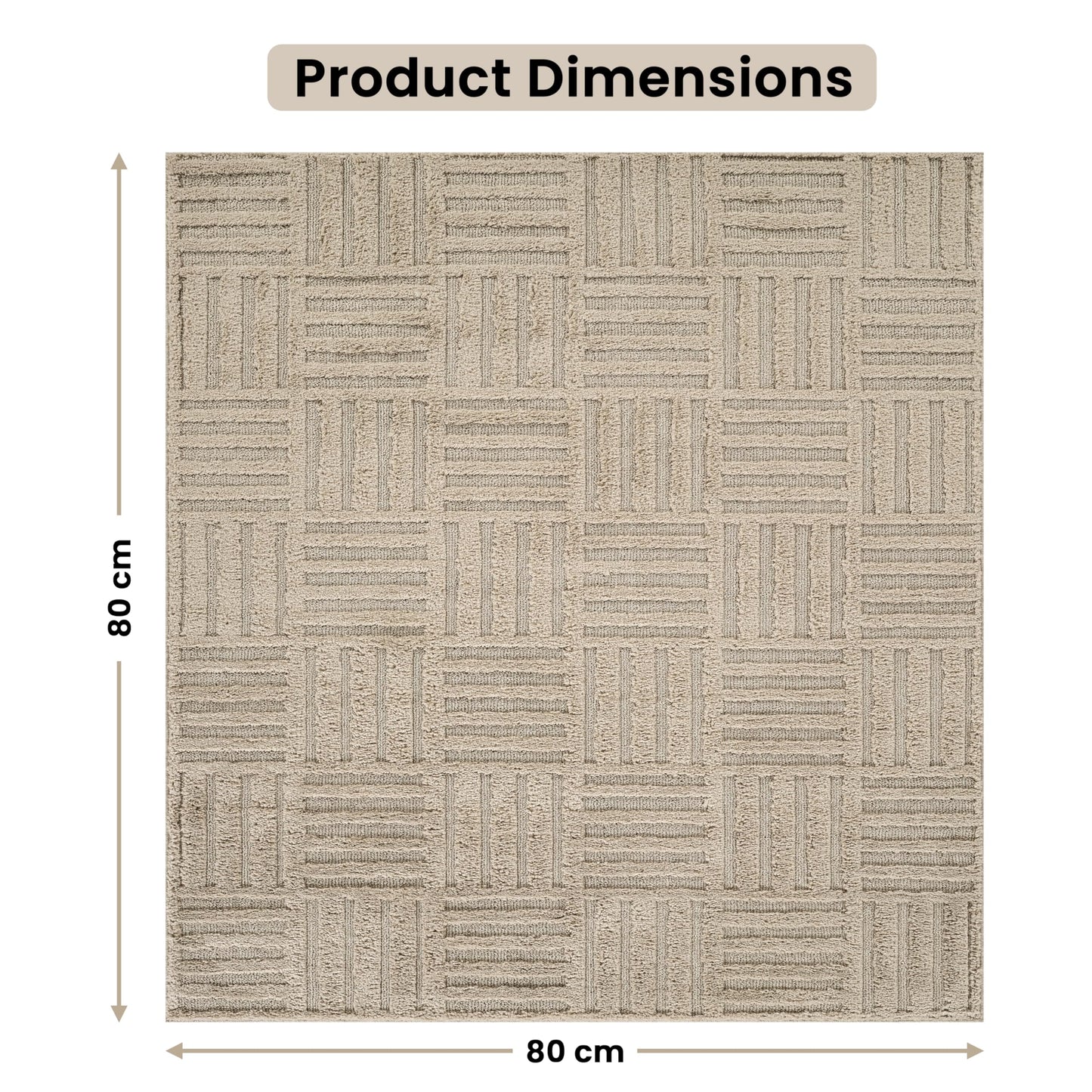 Area Rug Non-Slip Carpet For Living Room, Bedroom, Lounge, Dining or Kitchen, Soft, Durable & Non-Shedding Area Rug, Indoor Floor Carpet