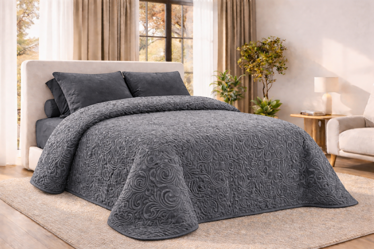High Luxury Thick Blanket/ Throw ( Sized 200cm x 240cm) (Super king), Autumn and Winter Thick Bed Blanket Cover, Skin Friendly and Comfortable, Providing All Day Warmth and Comfort, Suitable for Sofas, Beds, Offices and Travel, Multi-purpose Blankets,