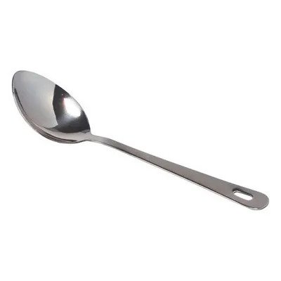 Premium Stainless Steel Pan Spoon 9.25in - Versatile Kitchen Utensil for Cooking, Serving, and Stirring