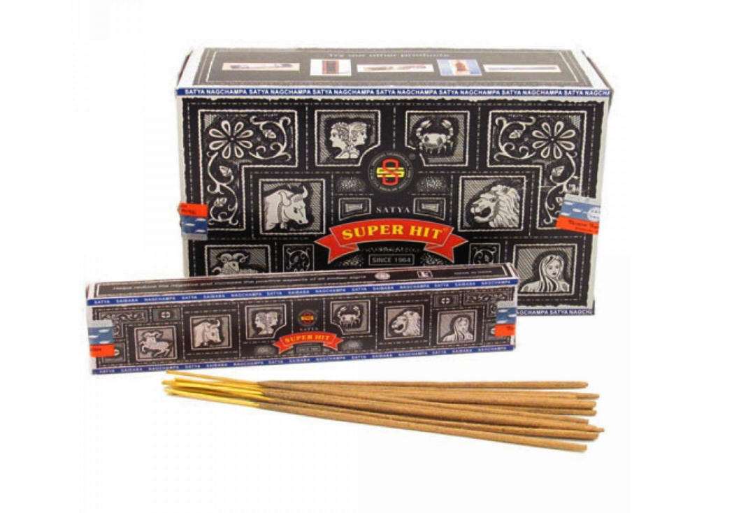 Satya Superhit Incense Sticks Pack of 3,6, & 12 | Premium Incense Sticks | Hand Made In India | Loved by People Around The World