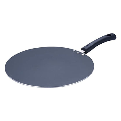 Quality Non-Stick Multi Purpose Concave Tawa/Tava | Chapati | Roti | Flatbread | Pancakes | Crepes | Metal Spoon Friendly | 3 Layer Coating for Extra Protection | 30cm/12in