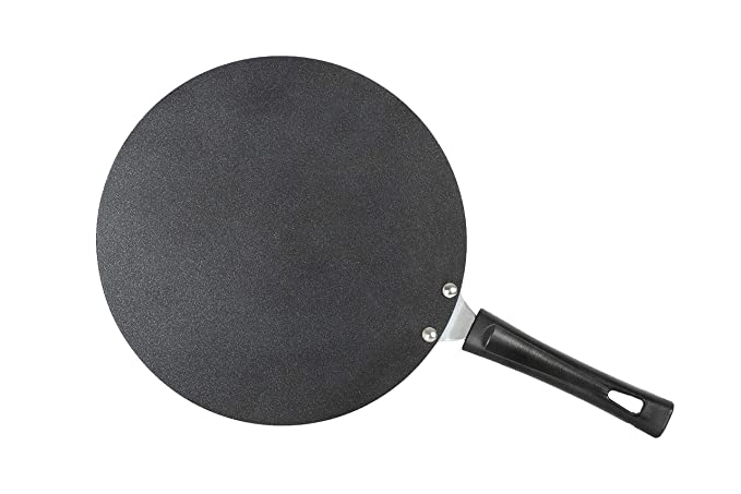 Quality Non-Stick Multi Purpose Concave Tawa/Tava | Chapati | Roti | Flatbread | Pancakes | Crepes | Metal Spoon Friendly | 3 Layer Coating for Extra Protection | 30cm/12in